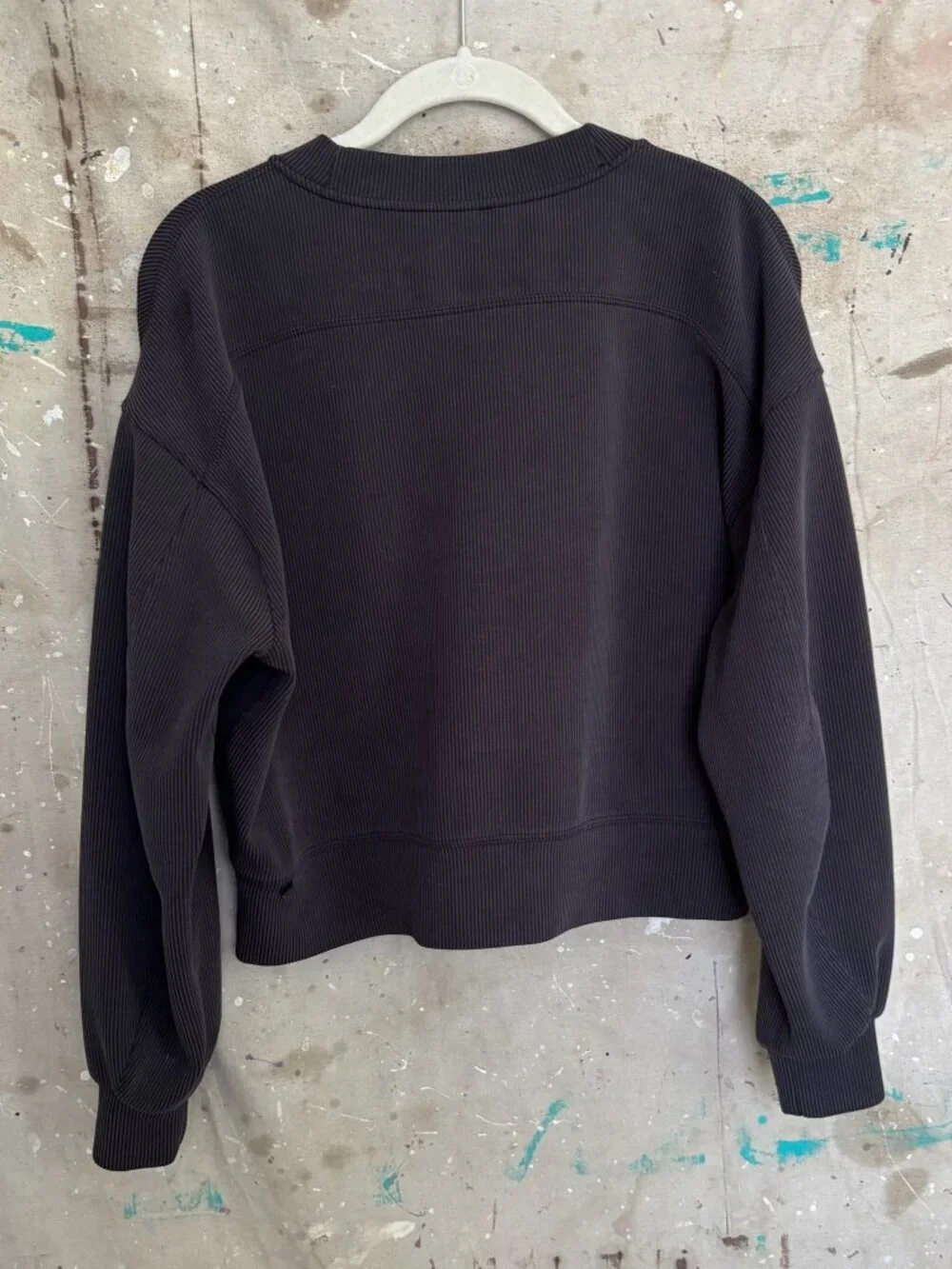 Lululemon Ribbed Softstreme Perfectly Oversized Cropped Crew
